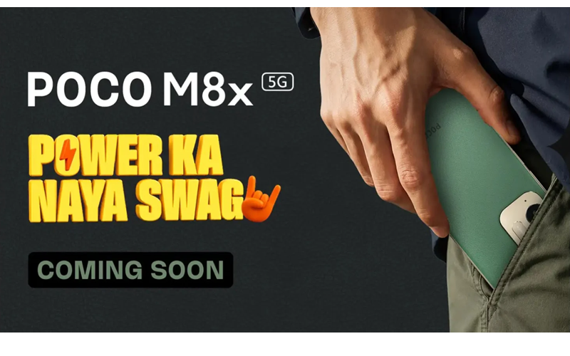 POCO M8x 5G 機身設計率先曝光！主推平價 5G 實用市場
