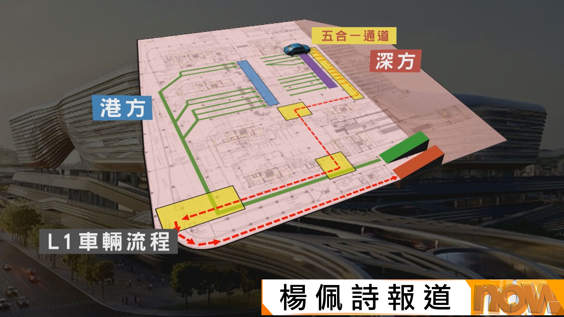 新皇崗口岸演練｜據悉約400私家車分批到口岸參與第三場演練　李耀培︰五合一車道閘機暫未能用