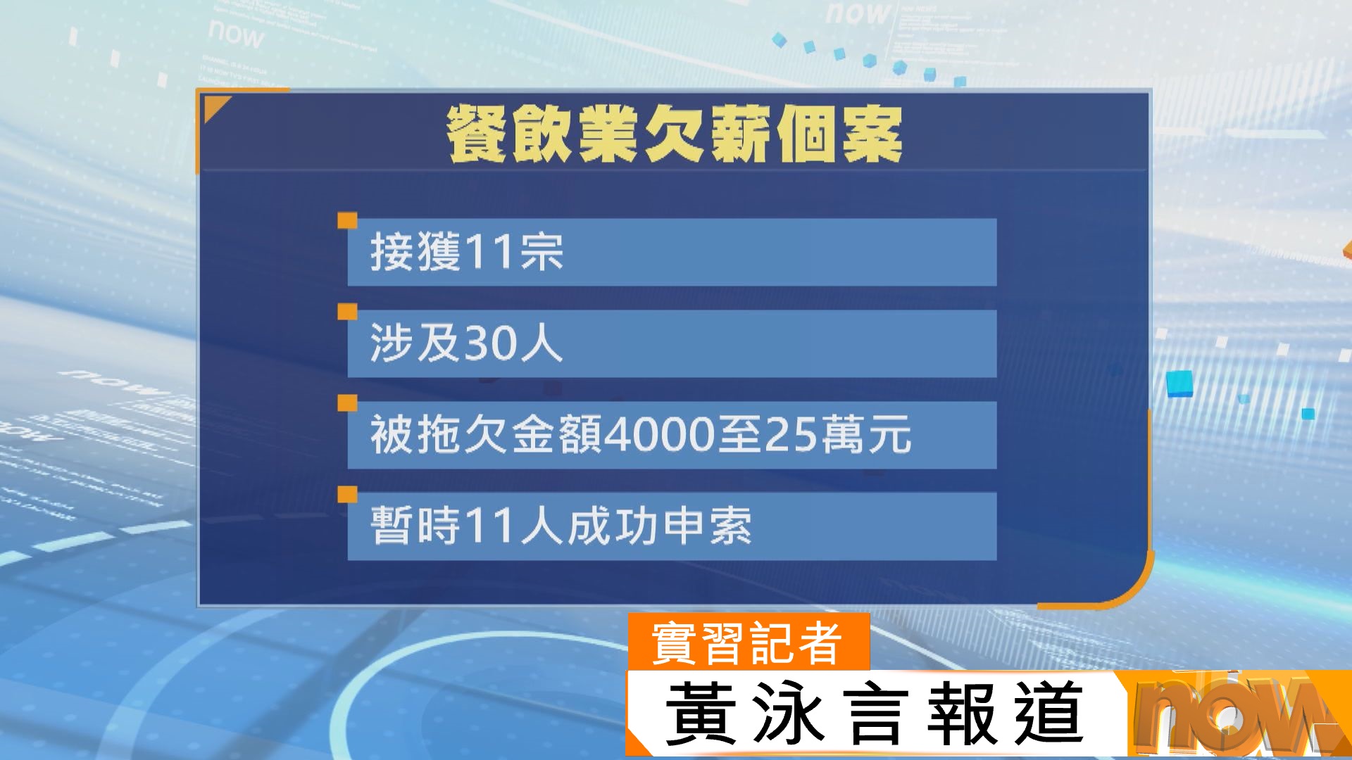 飲食業職工會首七個月接11宗欠薪共205萬元　工友半年兩度被拖糧　勞聯倡加重刑罰