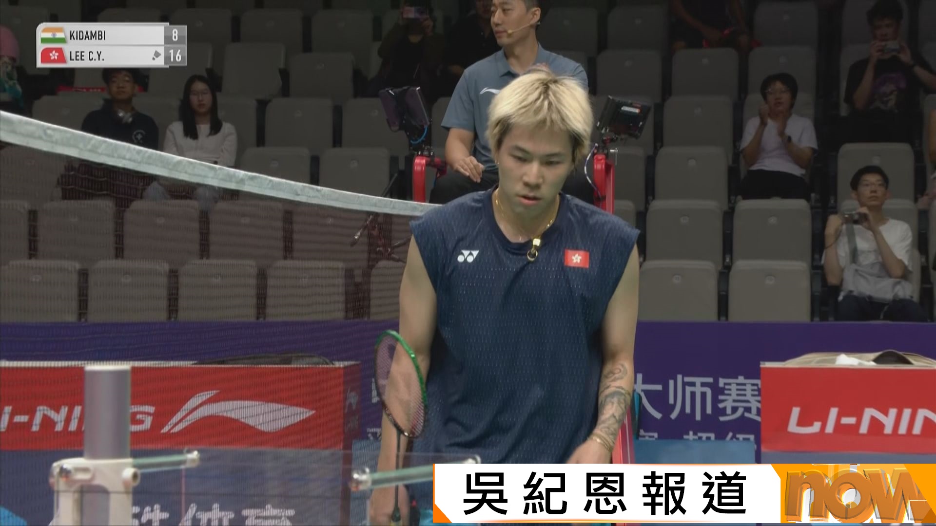 中國羽毛球大師賽　李卓耀挫傑達比闖男單四強