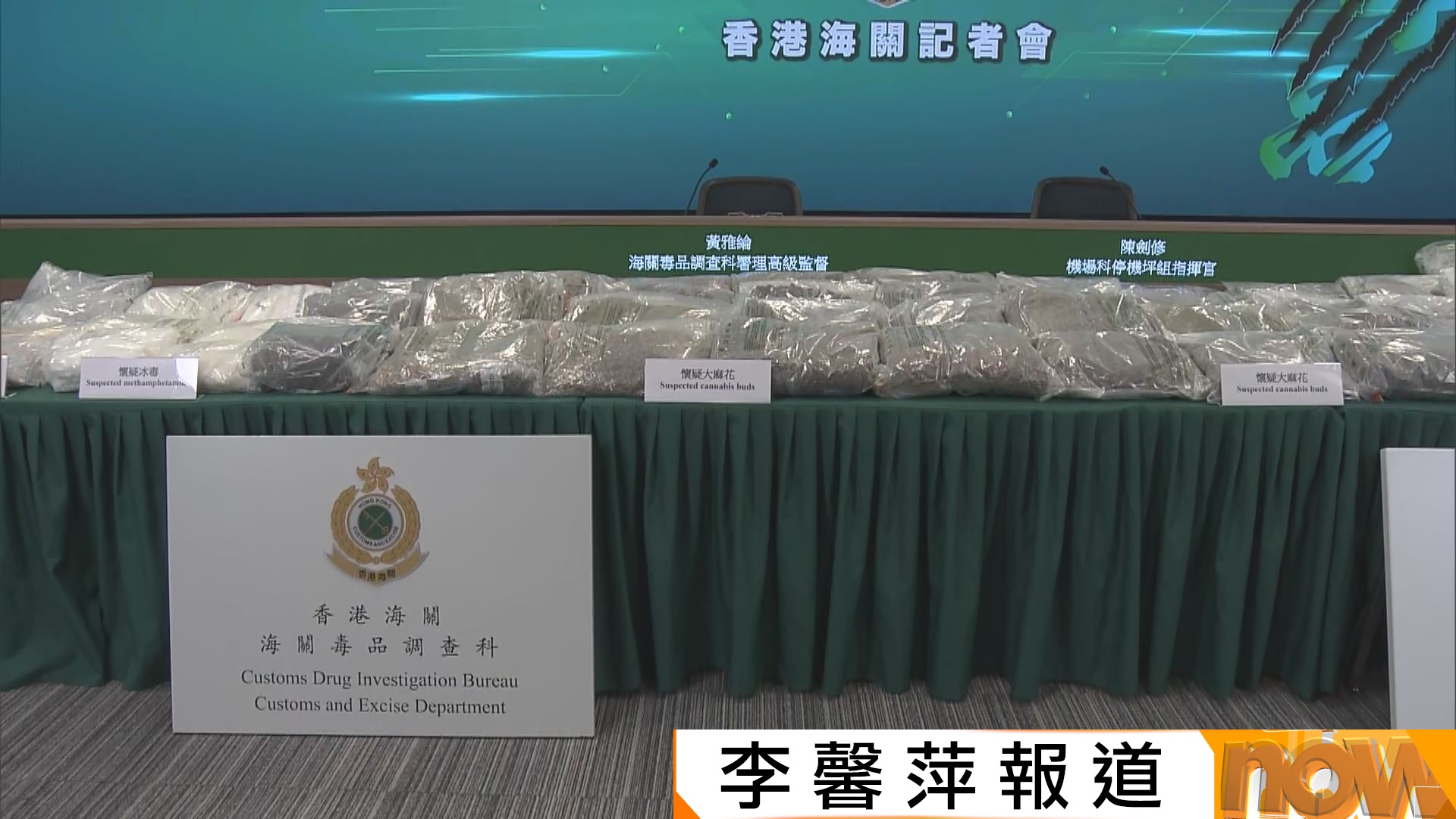 海關機場緝毒檢逾6噸毒品市值14億元　拘150人