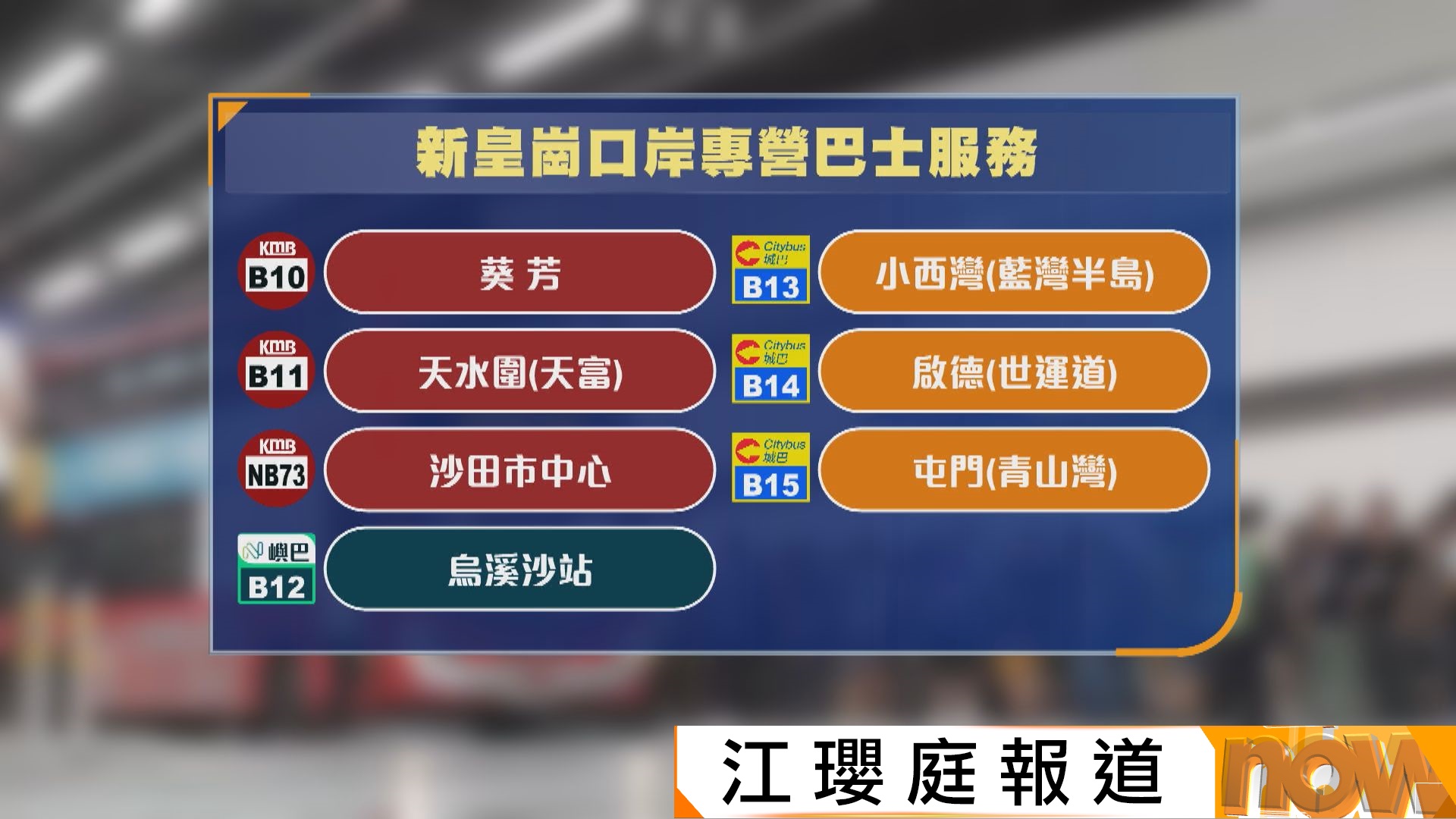 新皇崗口岸設至少19條公共運輸路線　空載的士須取籌才能到口岸接客