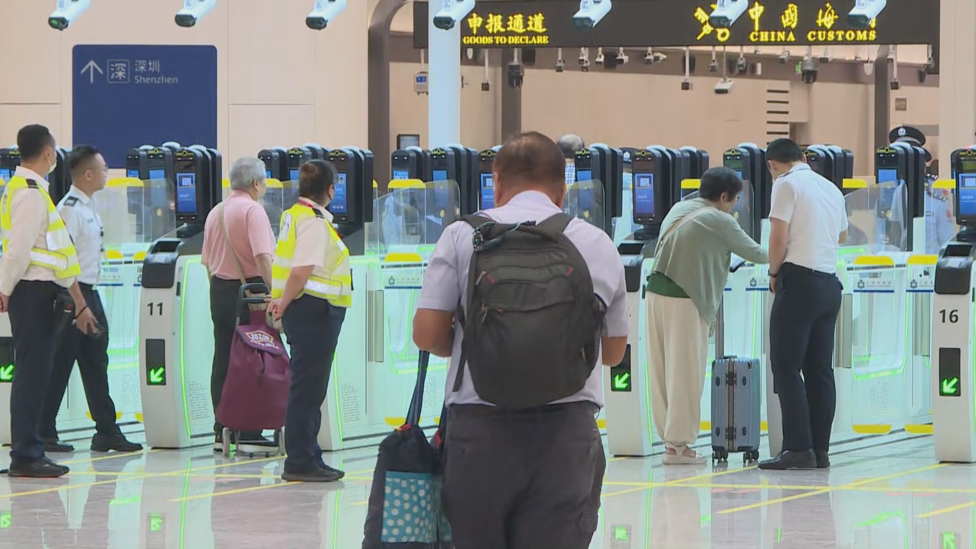 皇崗口岸新聯檢大樓正式啟用　陳國基視察後指運作暢順
