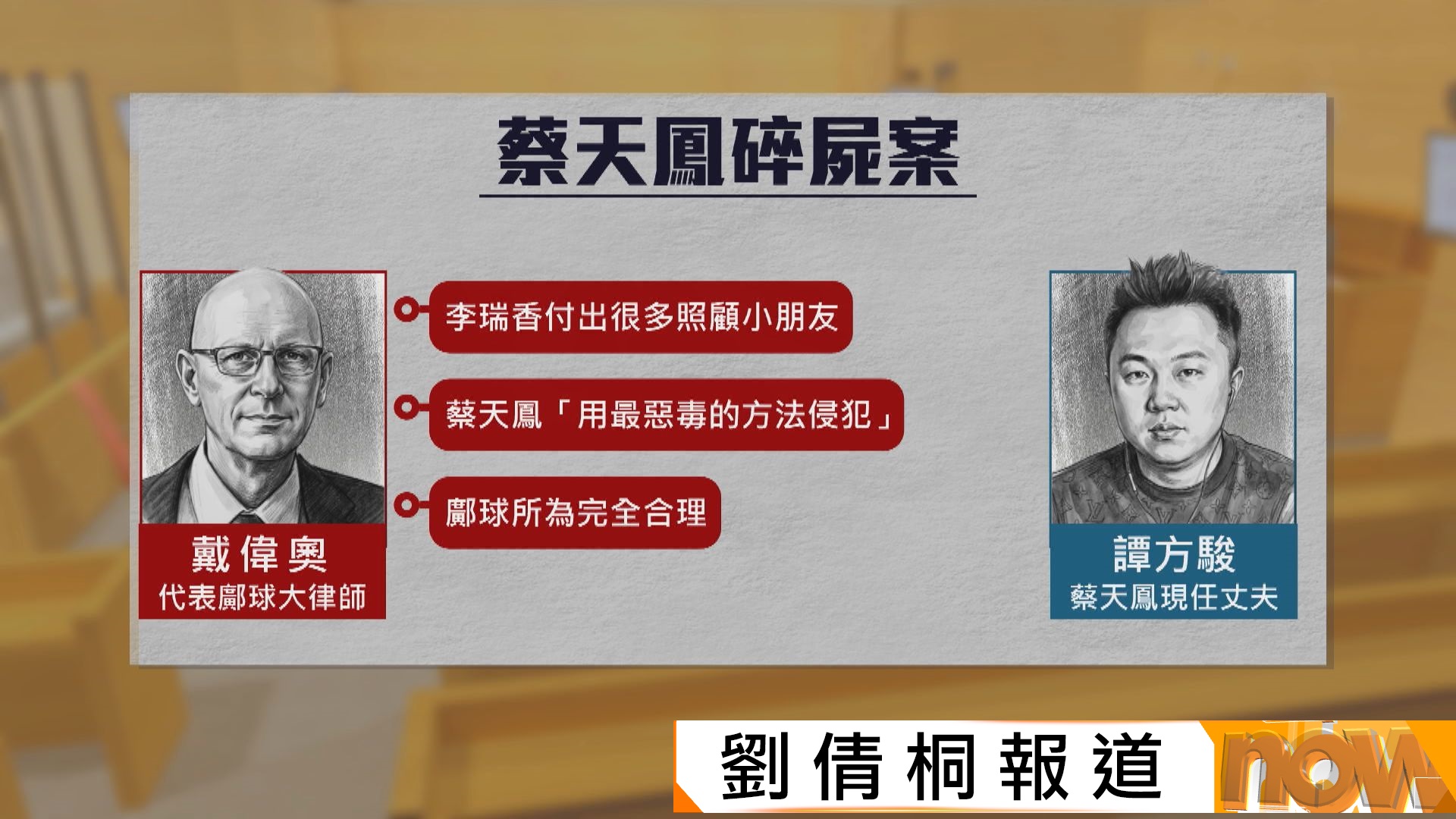 蔡天鳳碎屍案｜辯方指鄺球因護妻辱罵蔡天鳳　反應完全合理