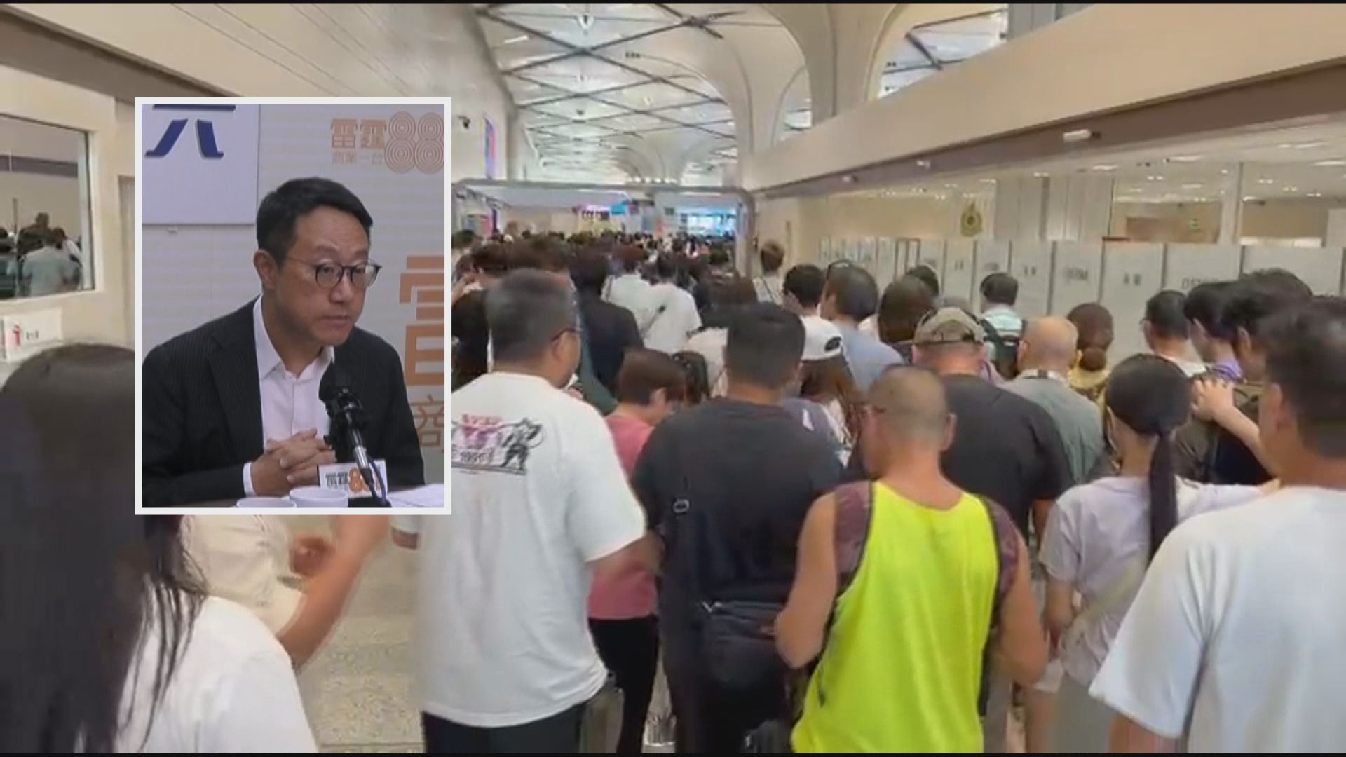 新皇崗重陽現人流高峰　海關關長陳子達：密切關注本周末人流　已調配人手應付