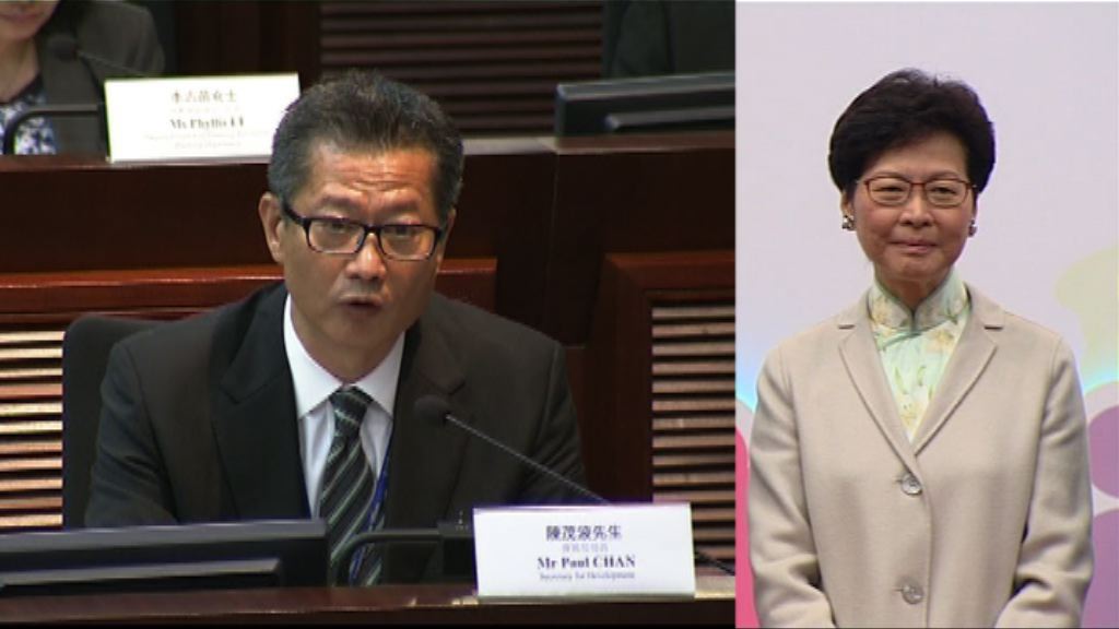 三司長留任　盛傳陳茂波非林鄭首選財爺