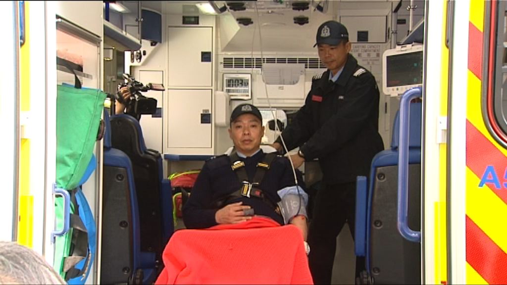 消防處引入3輛黃色救護車　輪流予前線試用