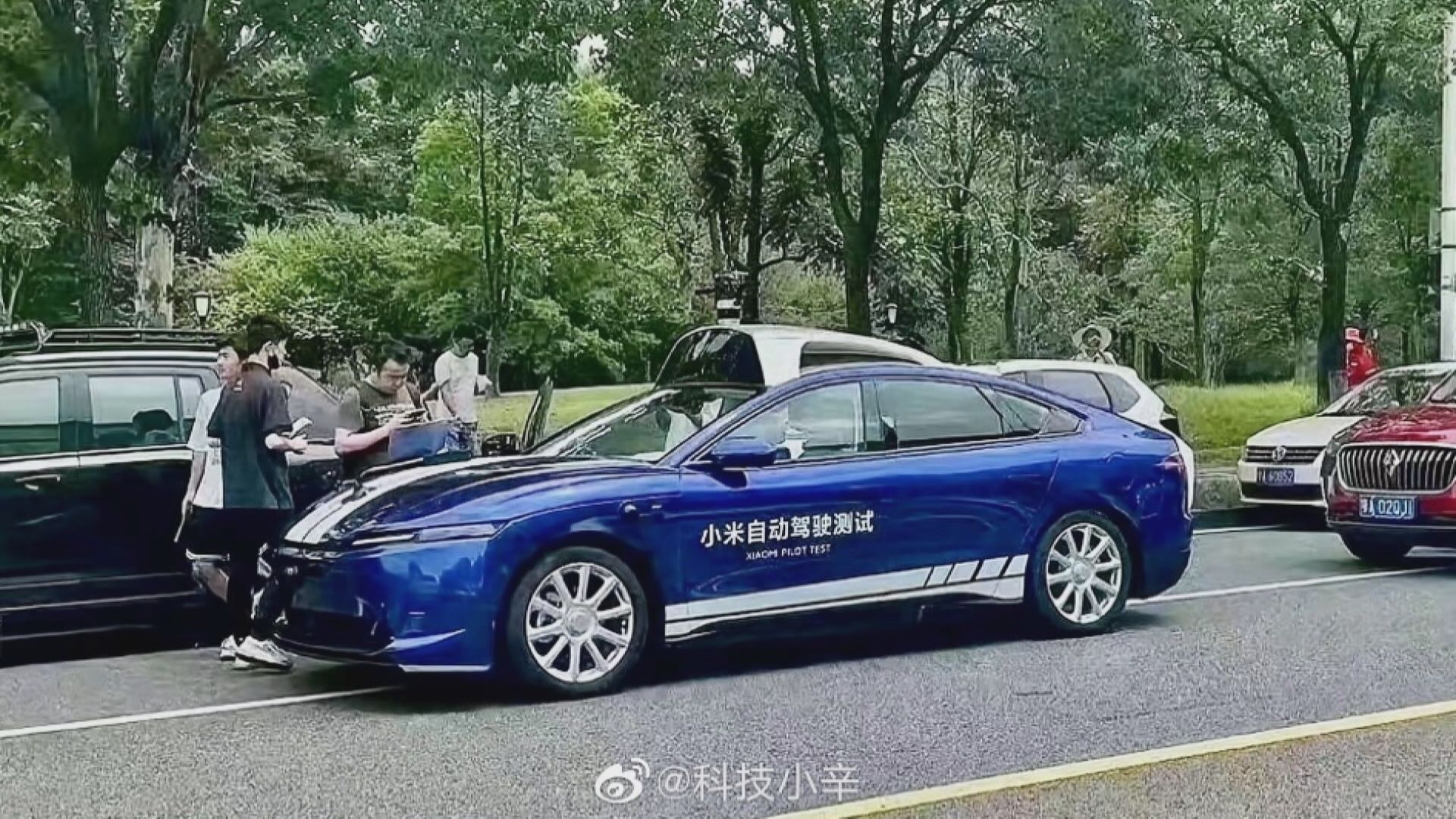【相片流出】小米用非自家車款進行自動駕駛路試