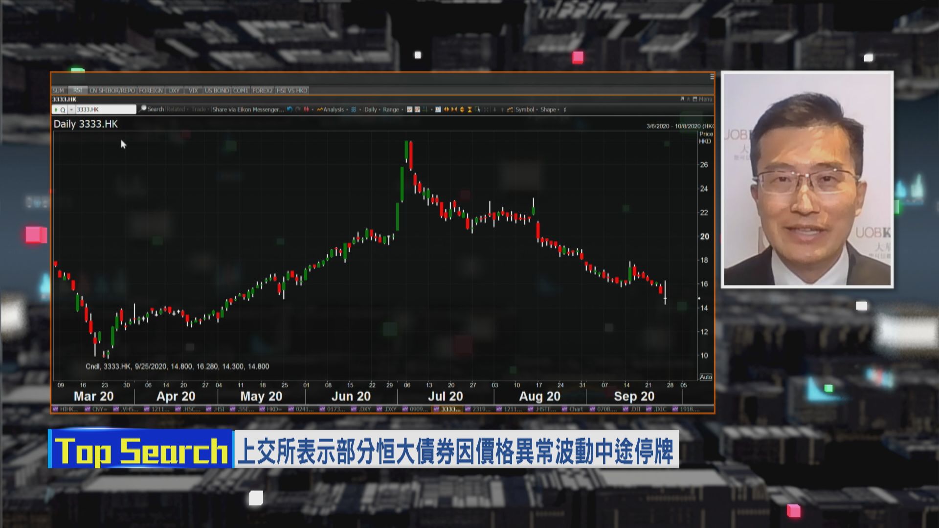 【財經TOP SEARCH】恒大疑債務爆煲 股債齊跌