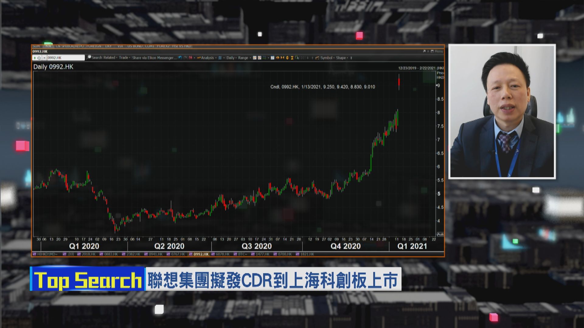 【財經TOP SEARCH】等聯想落返$8再翻兜