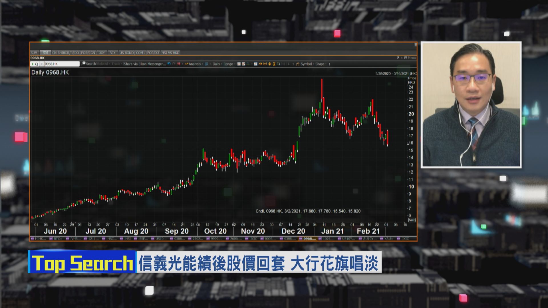 【財經TOP SEARCH】呢隻玻璃股炒到離晒地