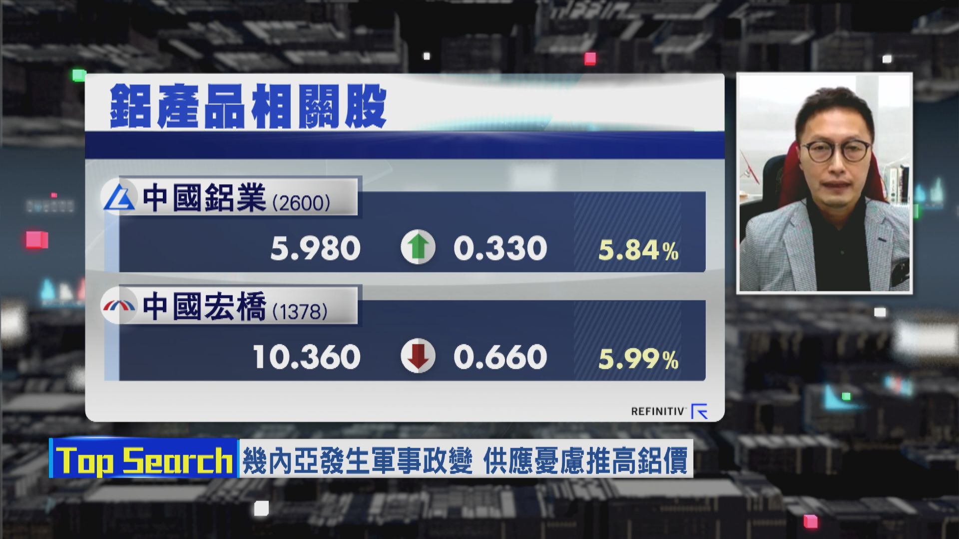 【財經TOP SEARCH】呢兩隻鋁股點解同股唔同命？