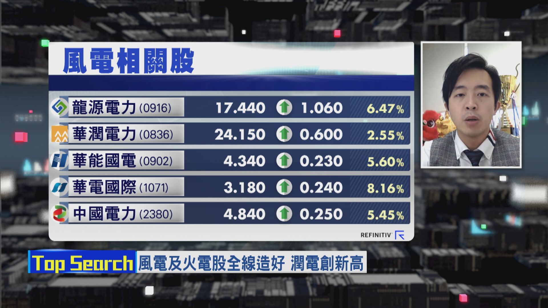 【財經TOP SEARCH】長揸電力股贏面大