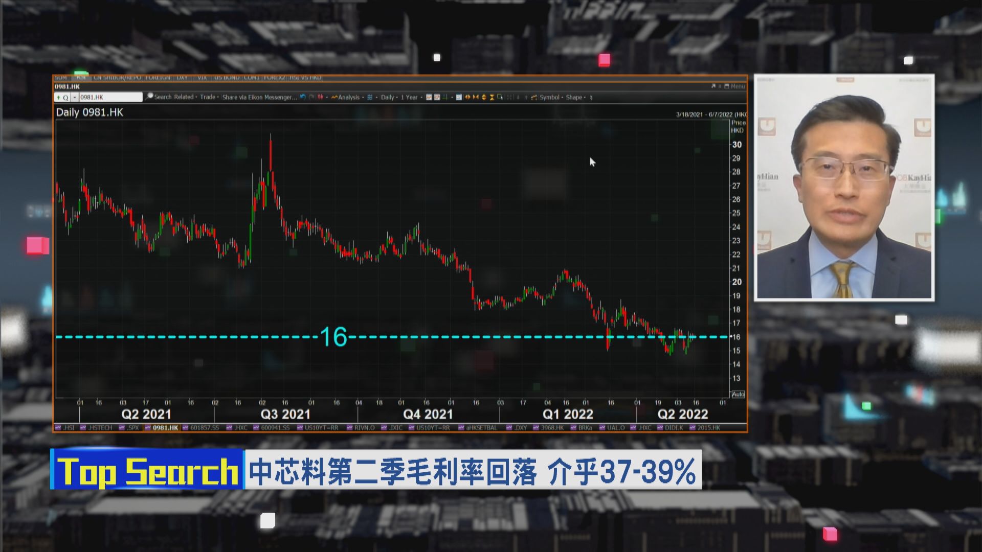 【財經TOP SEARCH】中芯加價「本錢」唔及台積電