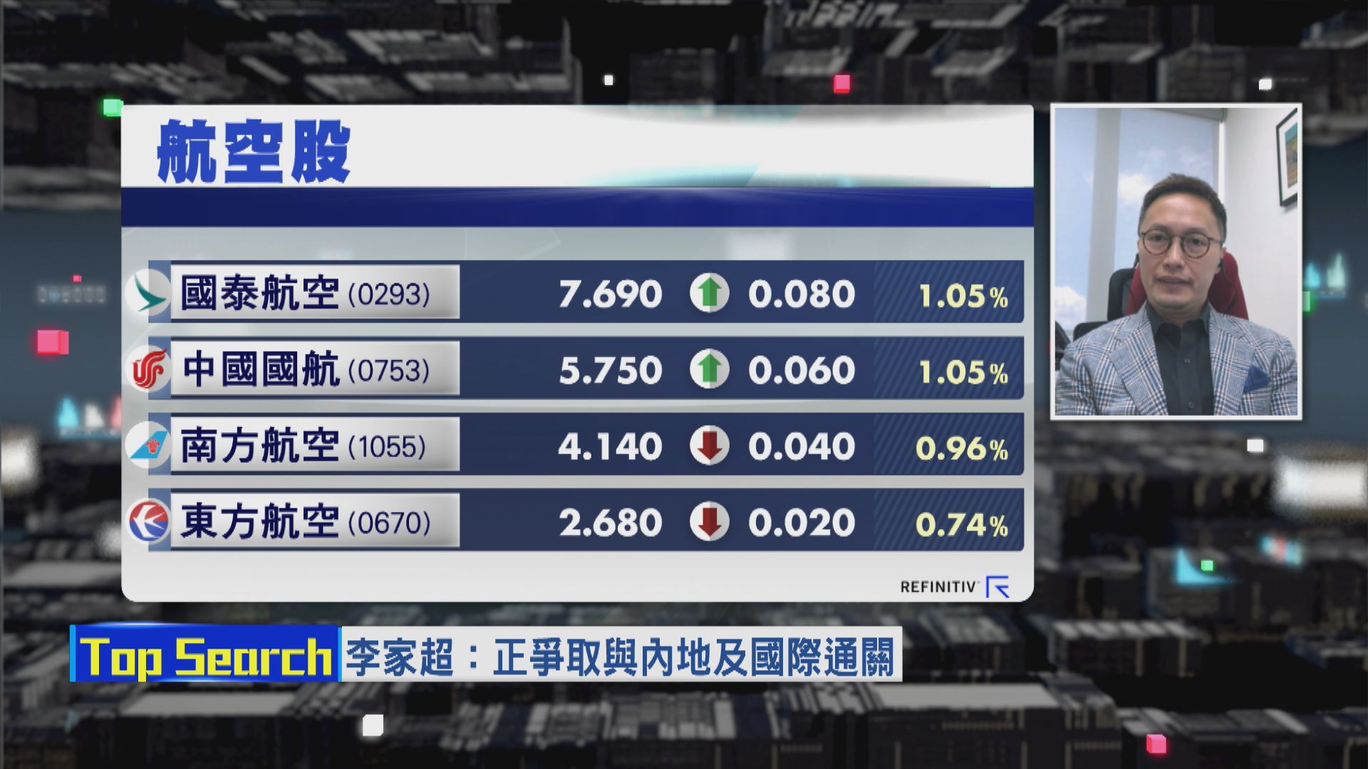 【財經TOP SEARCH】國泰股價「飛唔飛得起」睇通關