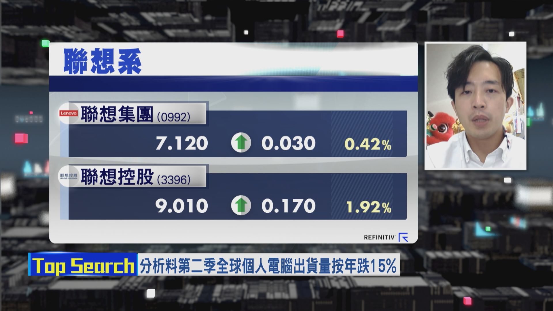 【財經TOP SEARCH】聯想股價跌入「黑洞」？