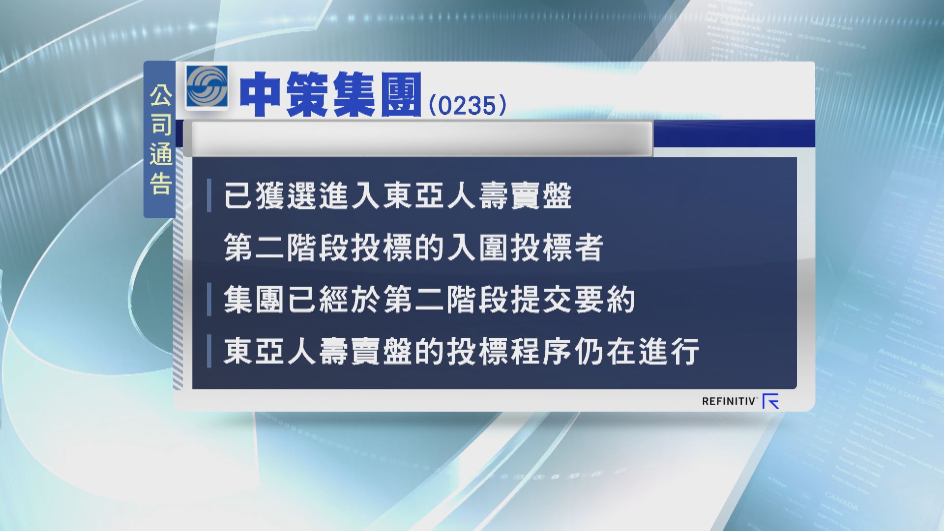 東亞人壽賣盤！中策殺入Round2 股價曾飆24%