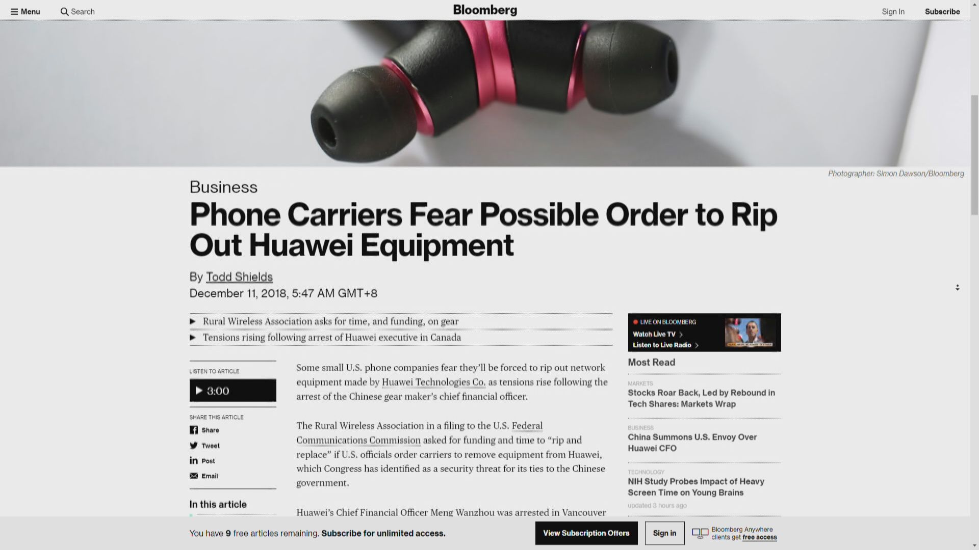 【華為風暴】美農村無線協會「科水」幫細電訊商換裝備