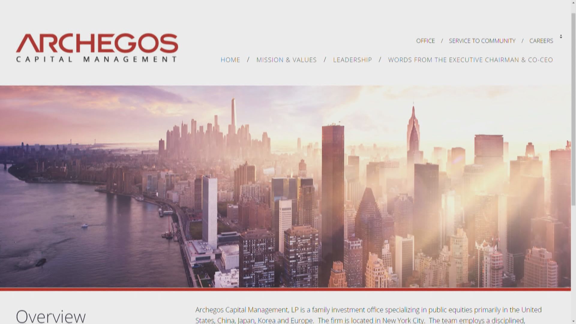 【有風管缺失】WSJ:瑞信最快明日發表Archegos爆倉調查報告