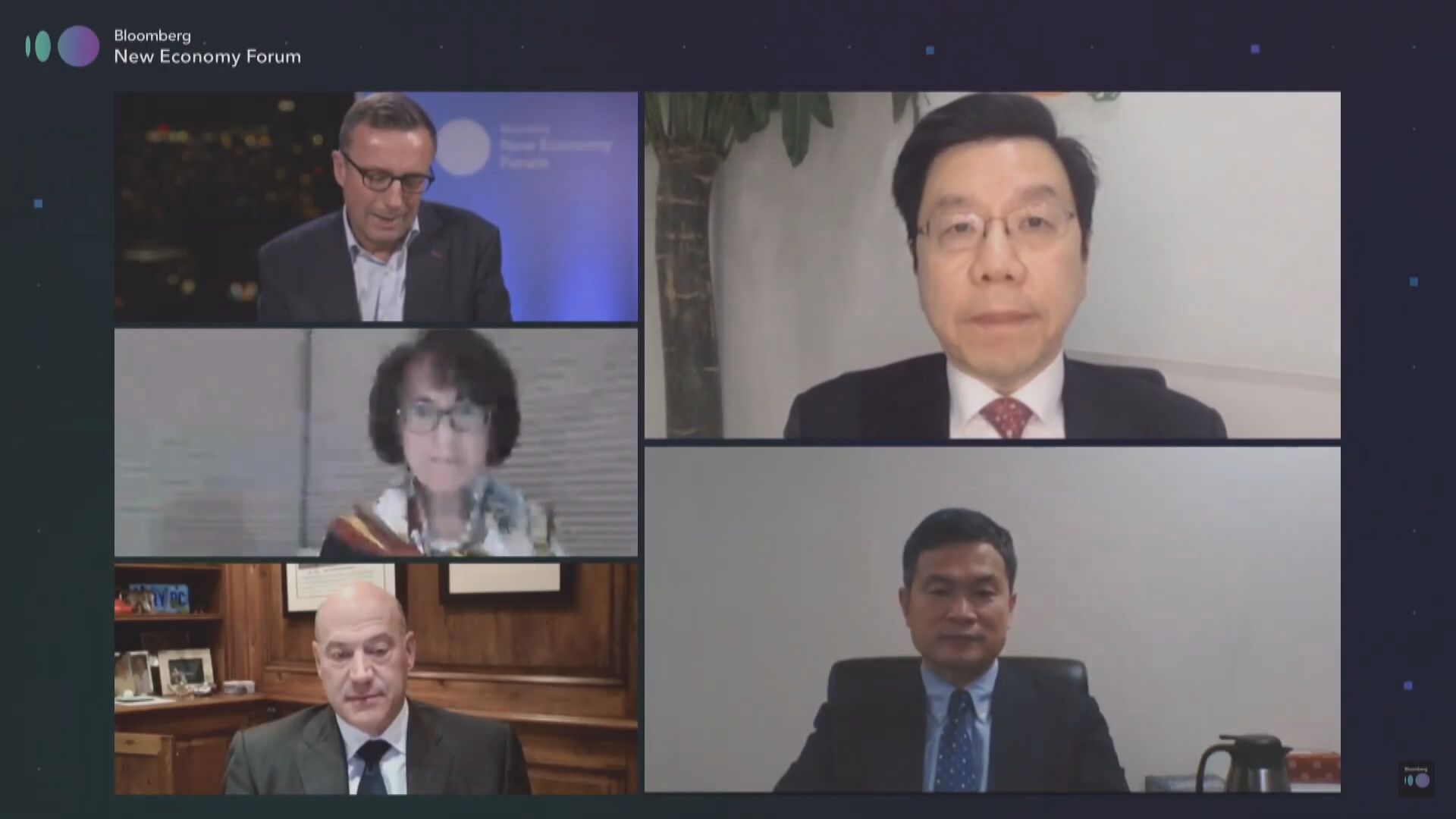 多國政商領袖參與彭博創新經濟論壇 中美關係成焦點