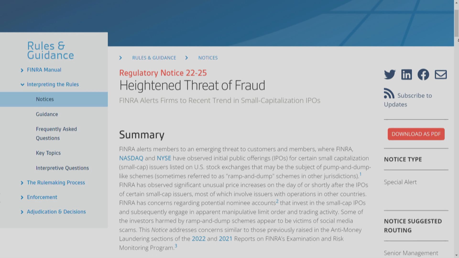 【警愓詐騙風險】美金管局:小型新股活動或涉「唱高散貨」