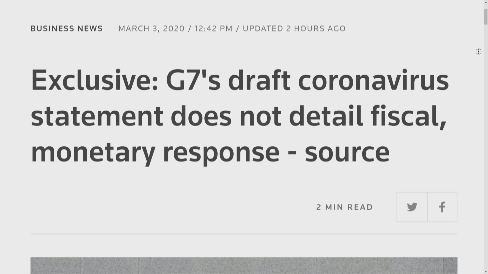 【出口術？】G7聲明或不會呼籲央行協調減息