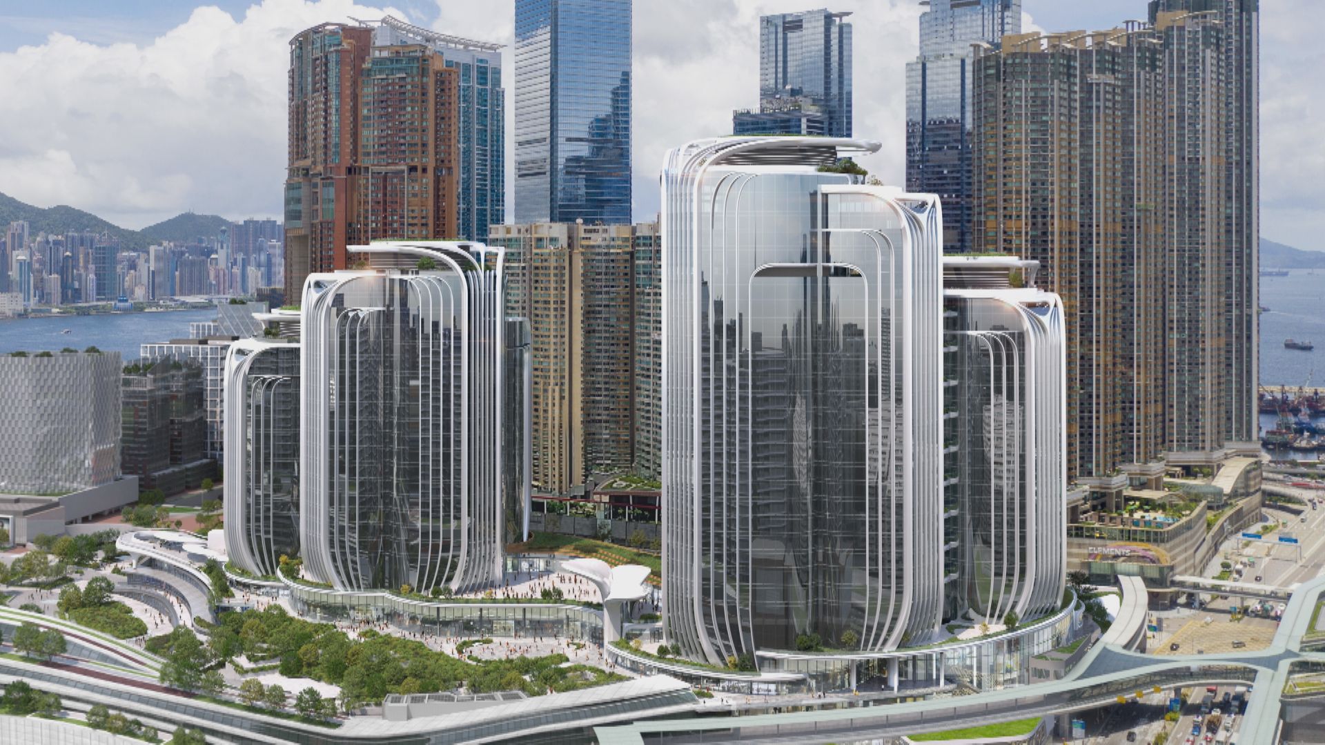 【首個主要租戶】新地:瑞銀租西九站上蓋商廈最頂9層