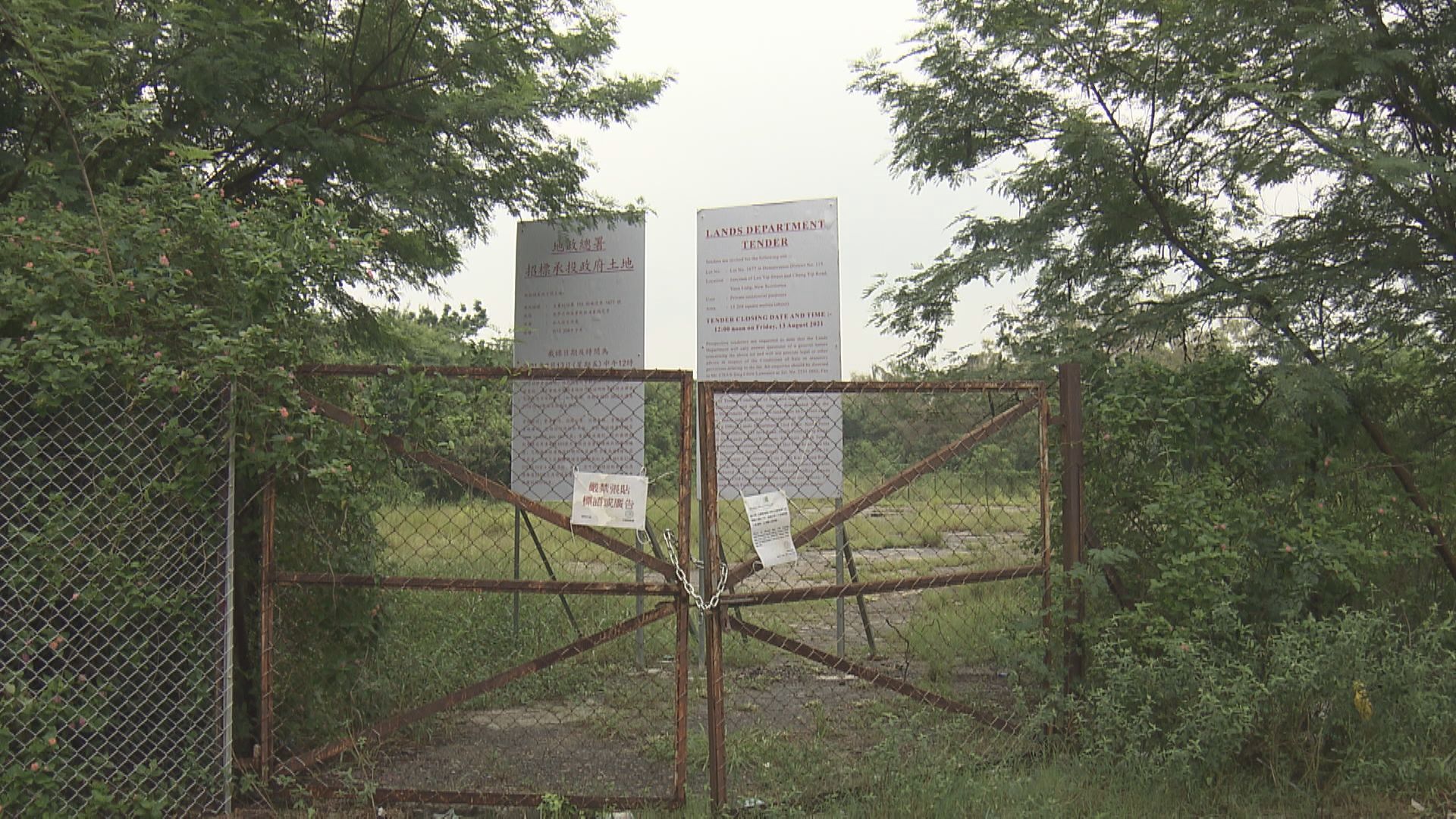 元朗中小型住宅地截標接獲最少13份標書