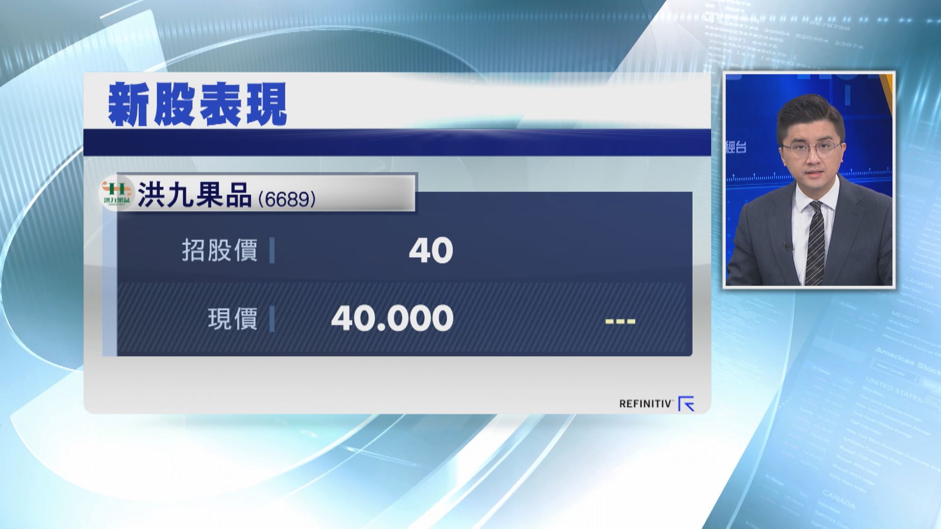  【首掛半場】洪九果品平收  捧場客或蝕手續費