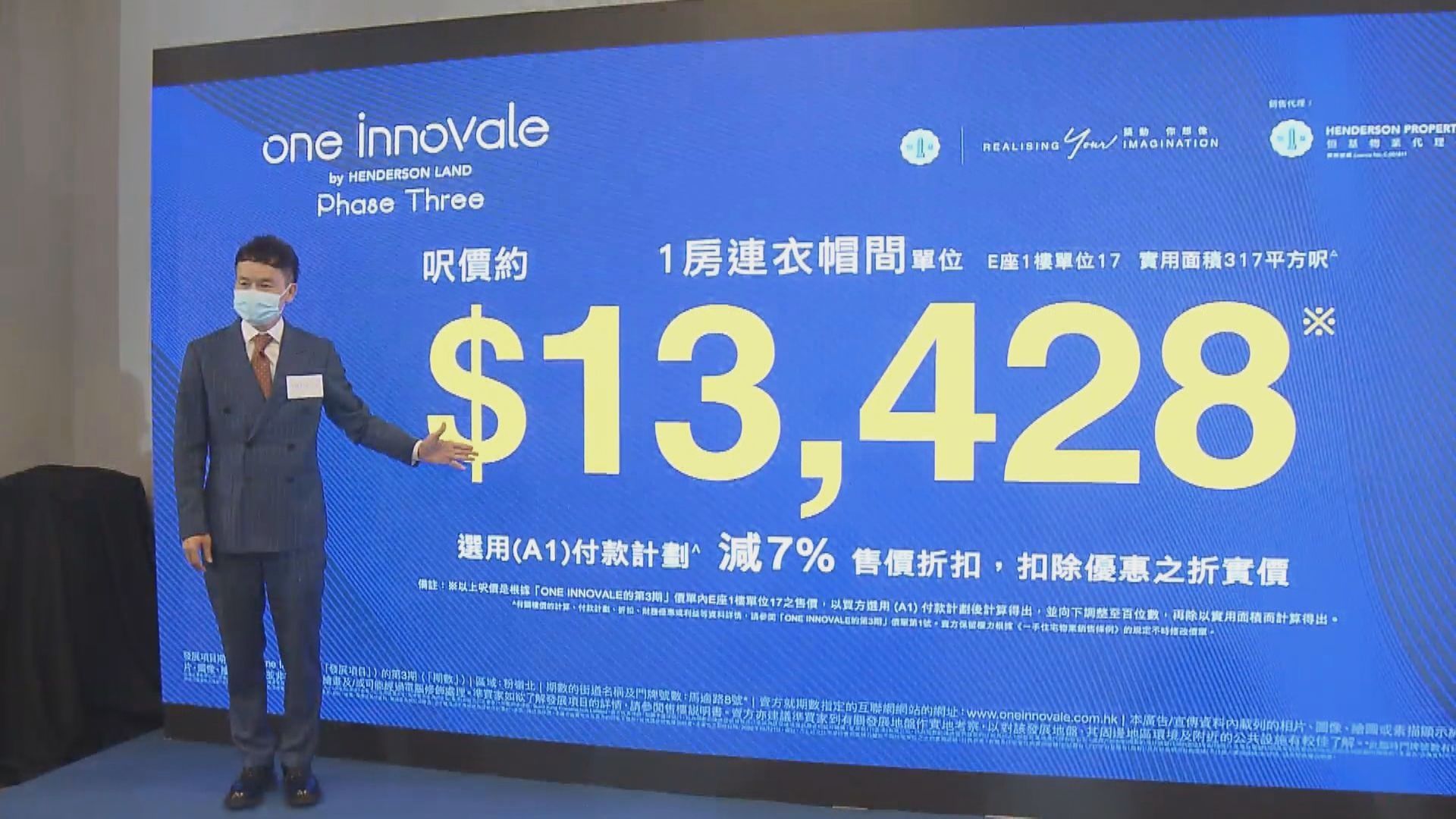 【本地樓巿】粉嶺新盤開價克制