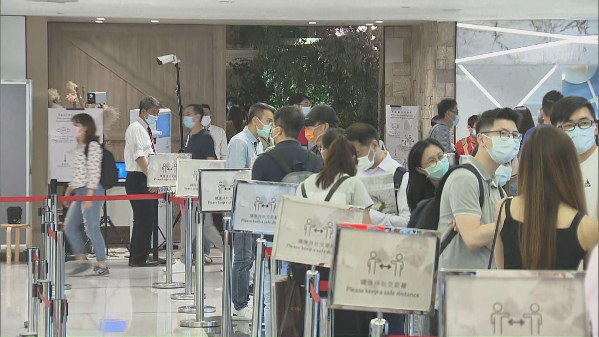 大圍新盤周末參觀現人龍 傳收票逾八千張