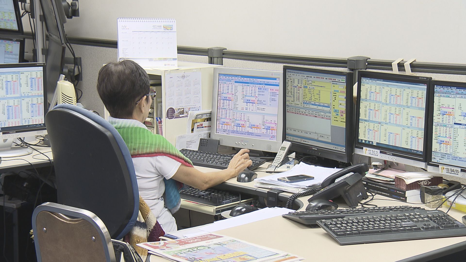 恒指現價較今年高位跌逾20%