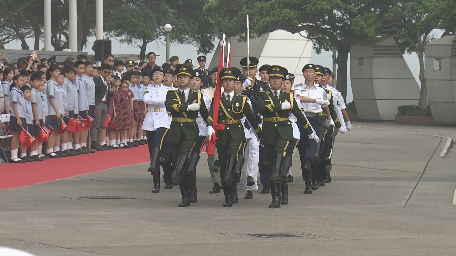 五四運動106周年　制服團體派青年代表參與升旗儀式