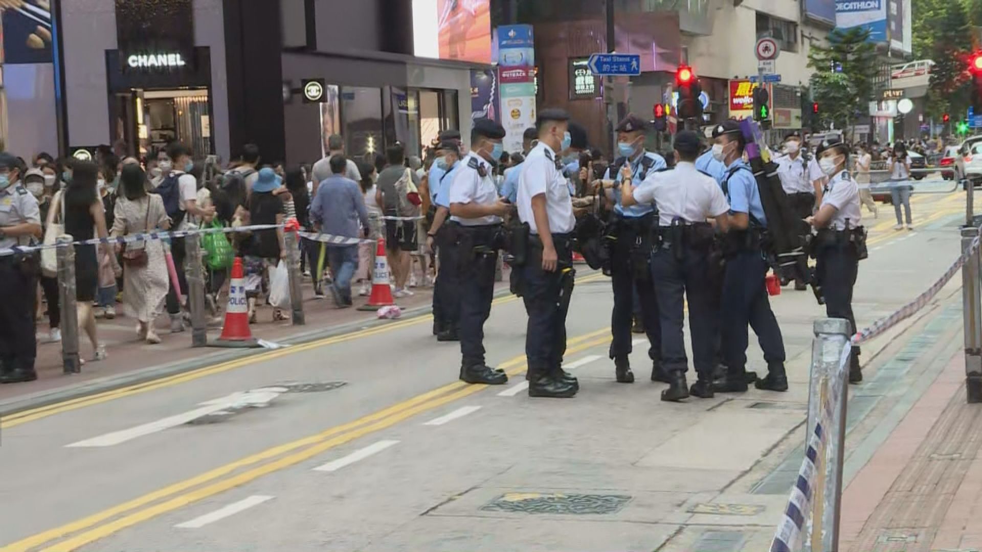 【612兩周年】網上有人號召銅鑼灣聚集　警加強巡邏
