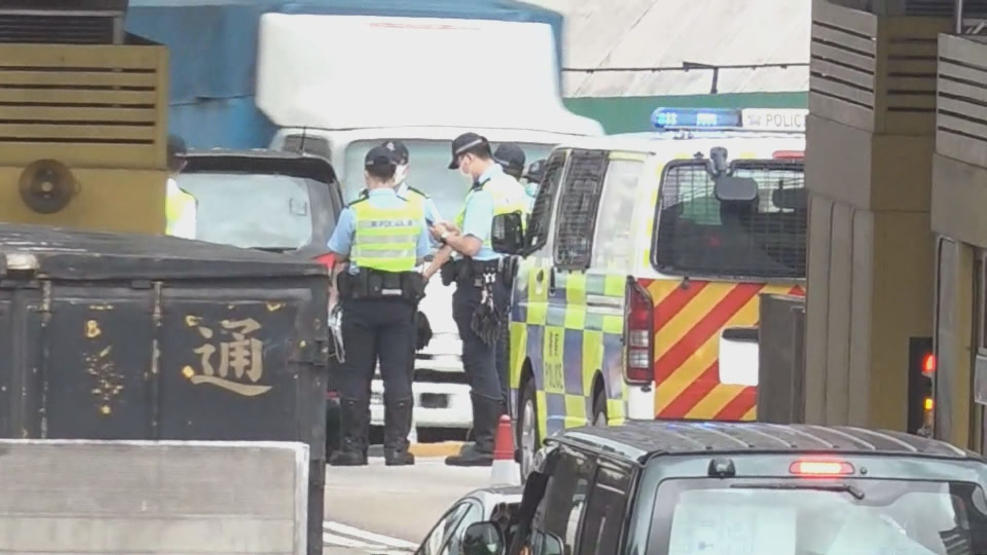 【612兩周年】警方在多條海底隧道戒備