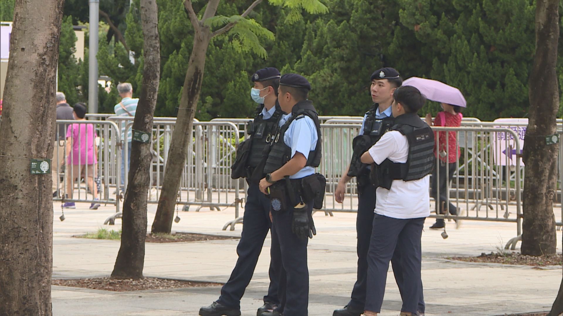 維園一帶警方加強布防