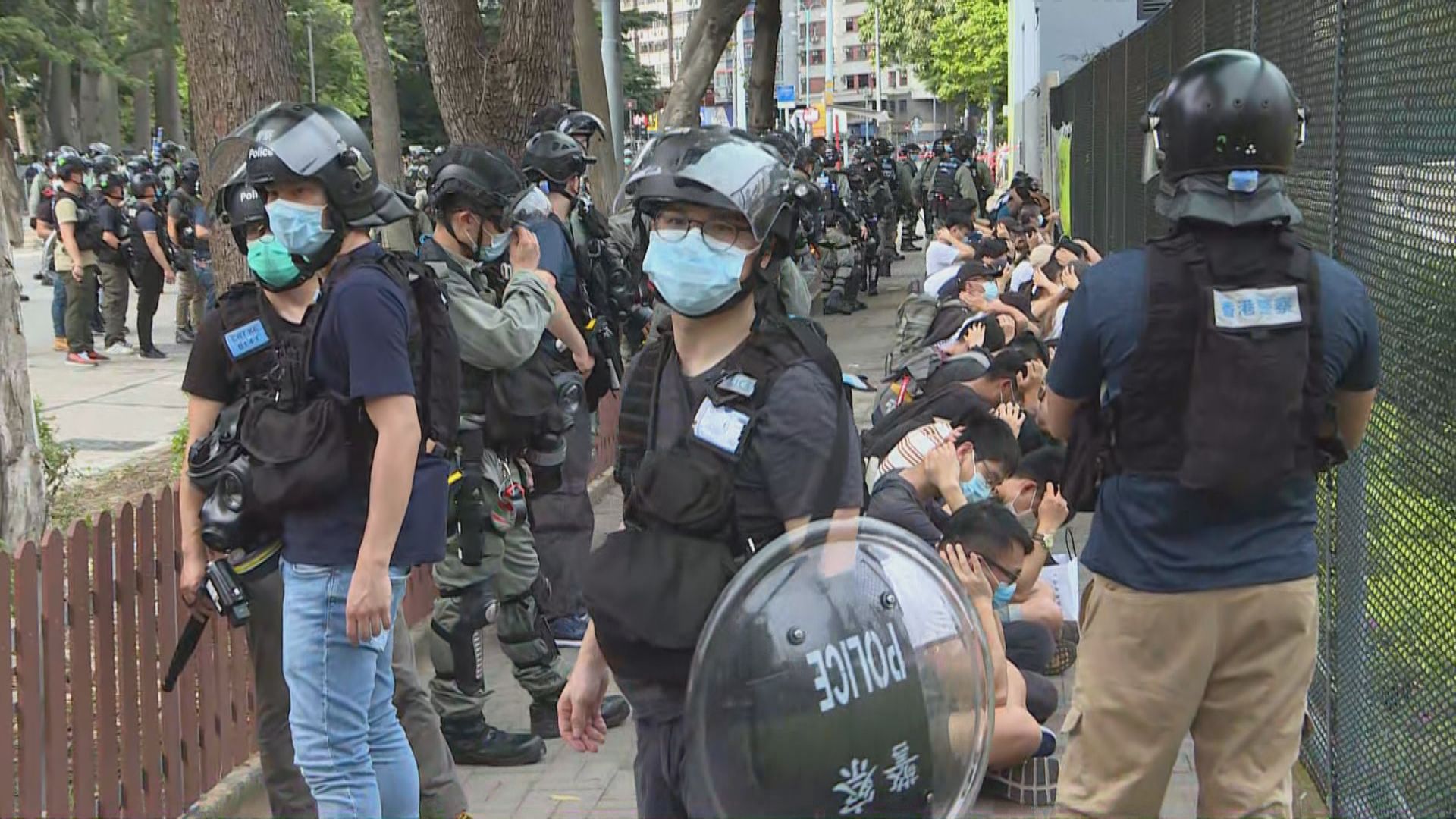 警方銅鑼灣一帶拘捕180人　當中7人涉違港區國安法