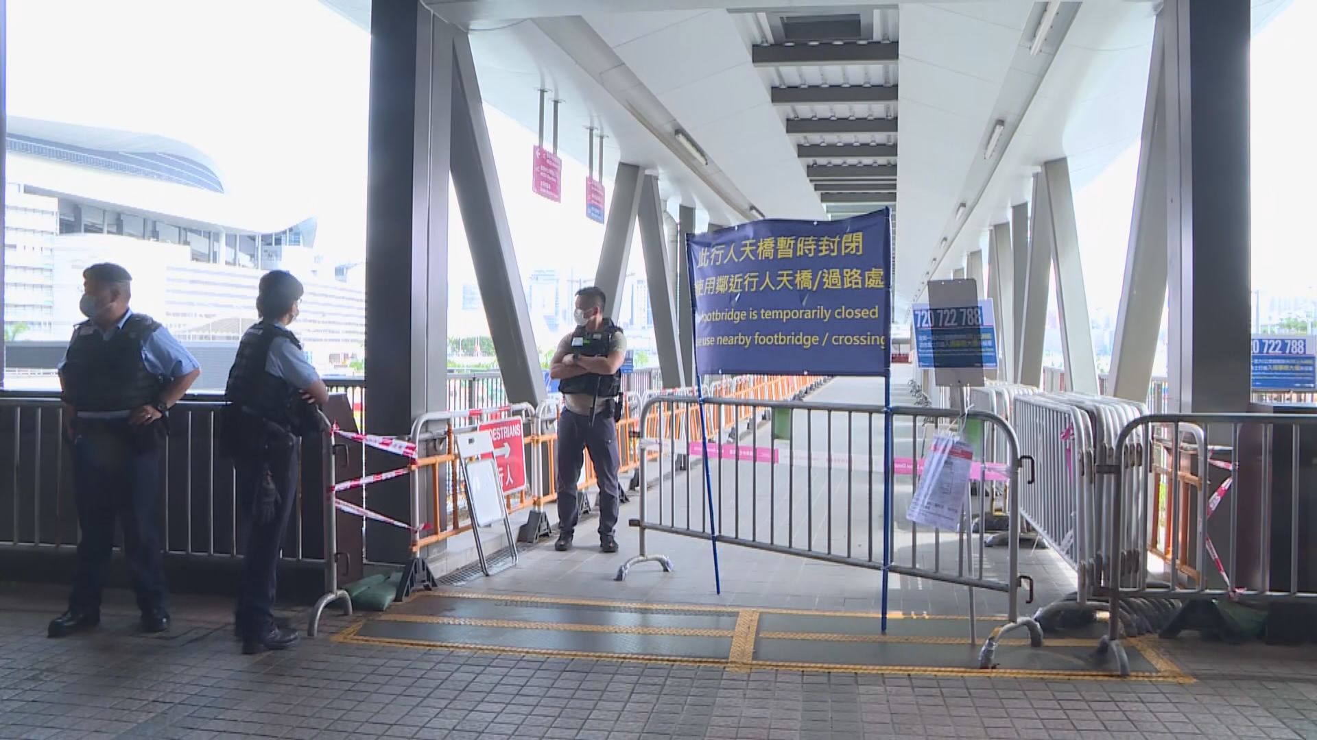 警方港島實施嚴密保安　準備七一慶回歸儀式