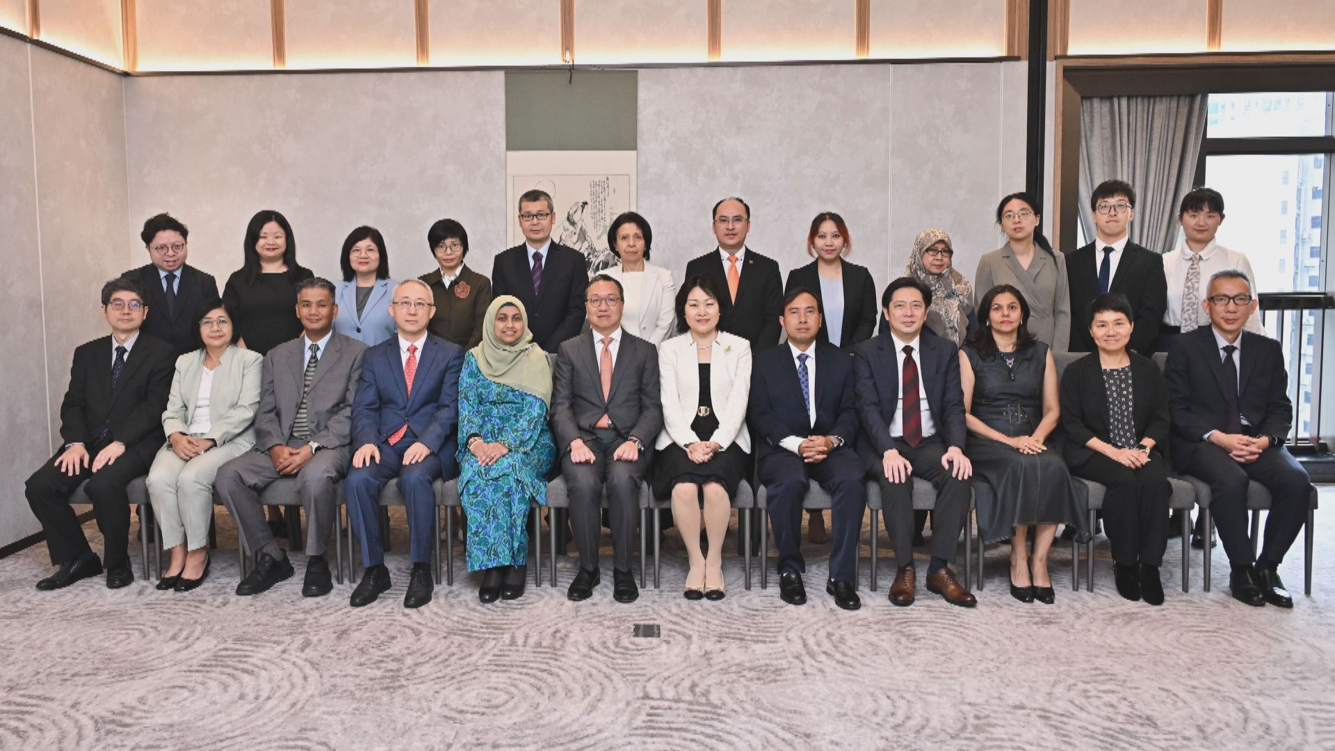 林定國與中國東盟聯合合作委員會代表團會面