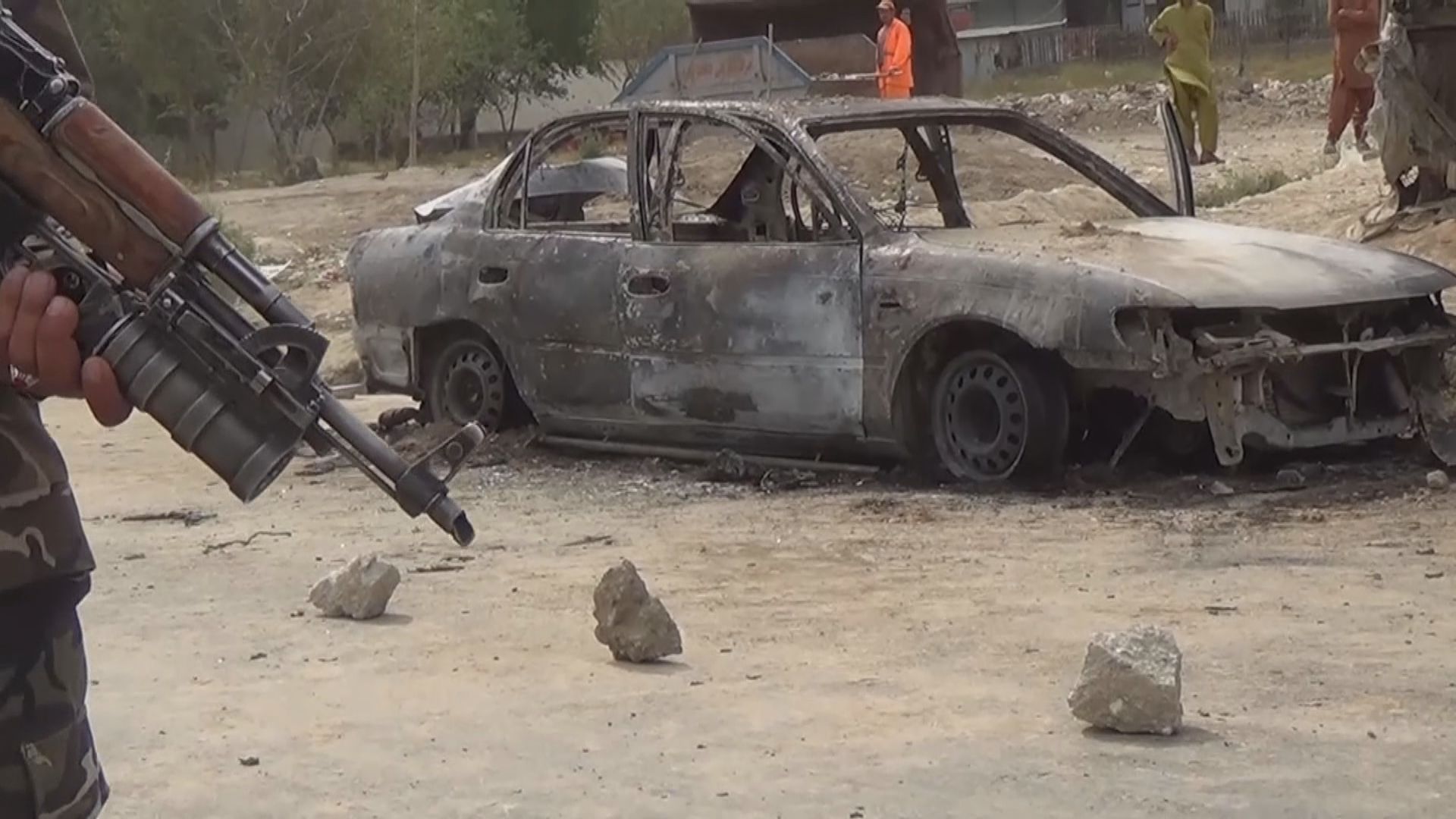 據報火箭炮攻擊喀布爾機場遭攔截　美軍攻擊伊斯蘭國成員多人死傷