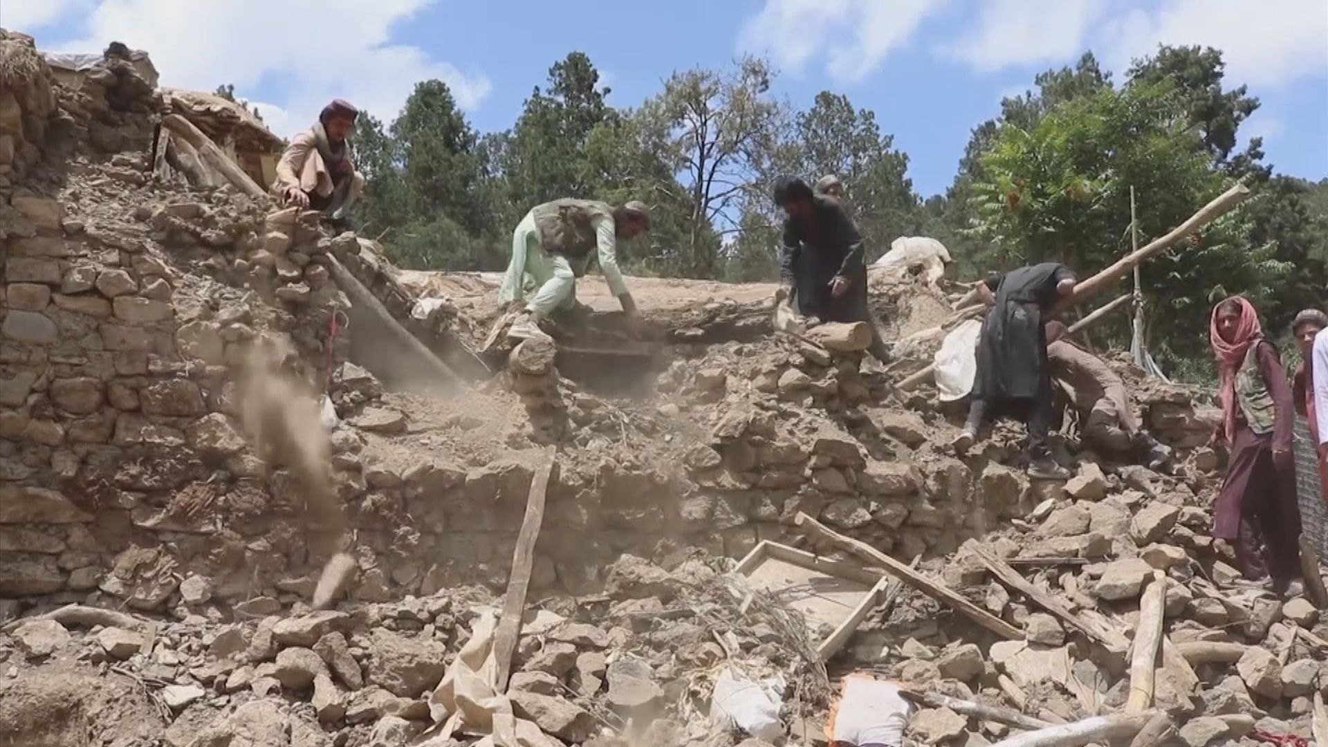 阿富汗6.1級地震搜救工作持續