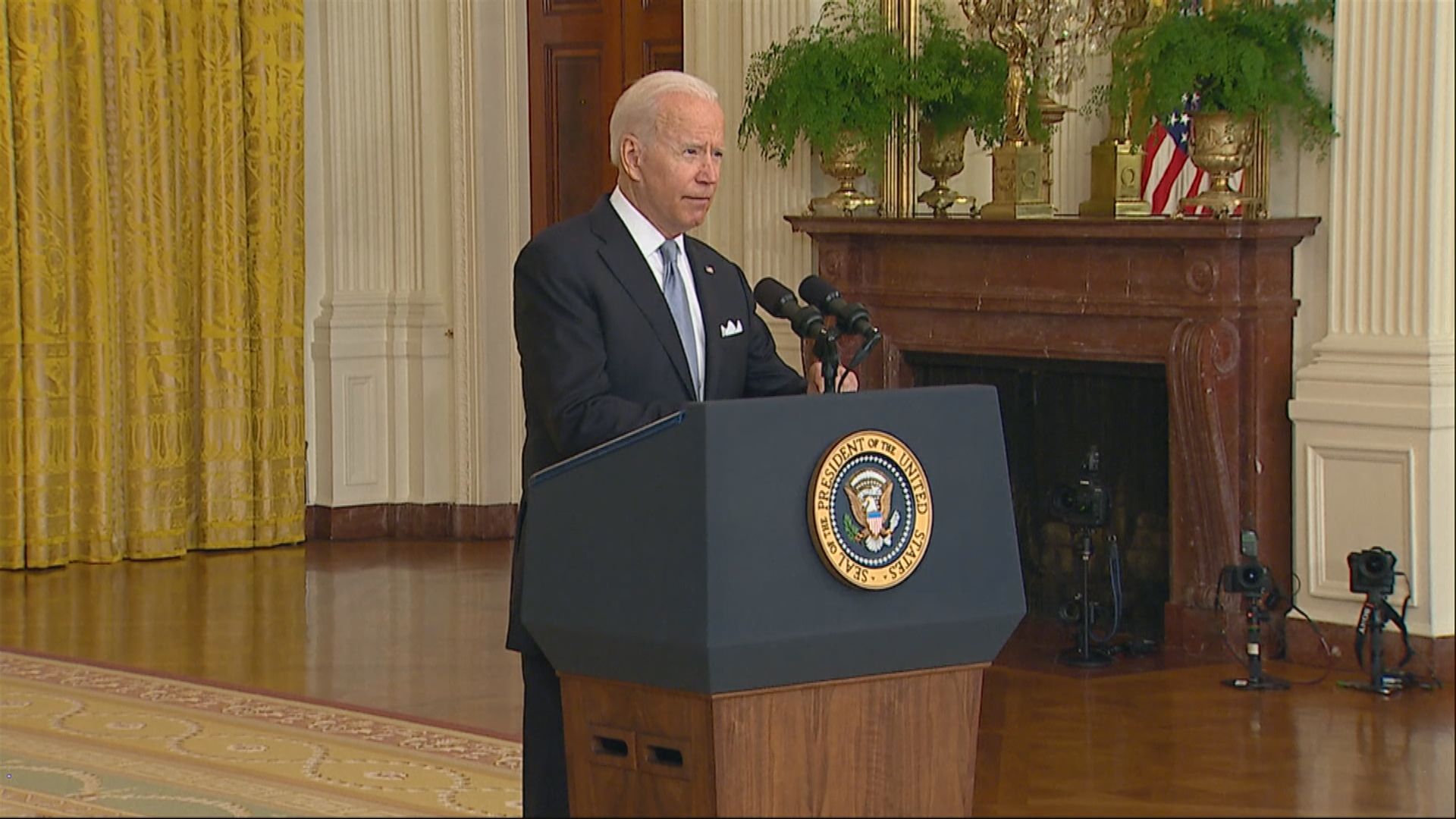 拜登重申撤軍決定無錯　歸咎阿富汗政府造成混亂