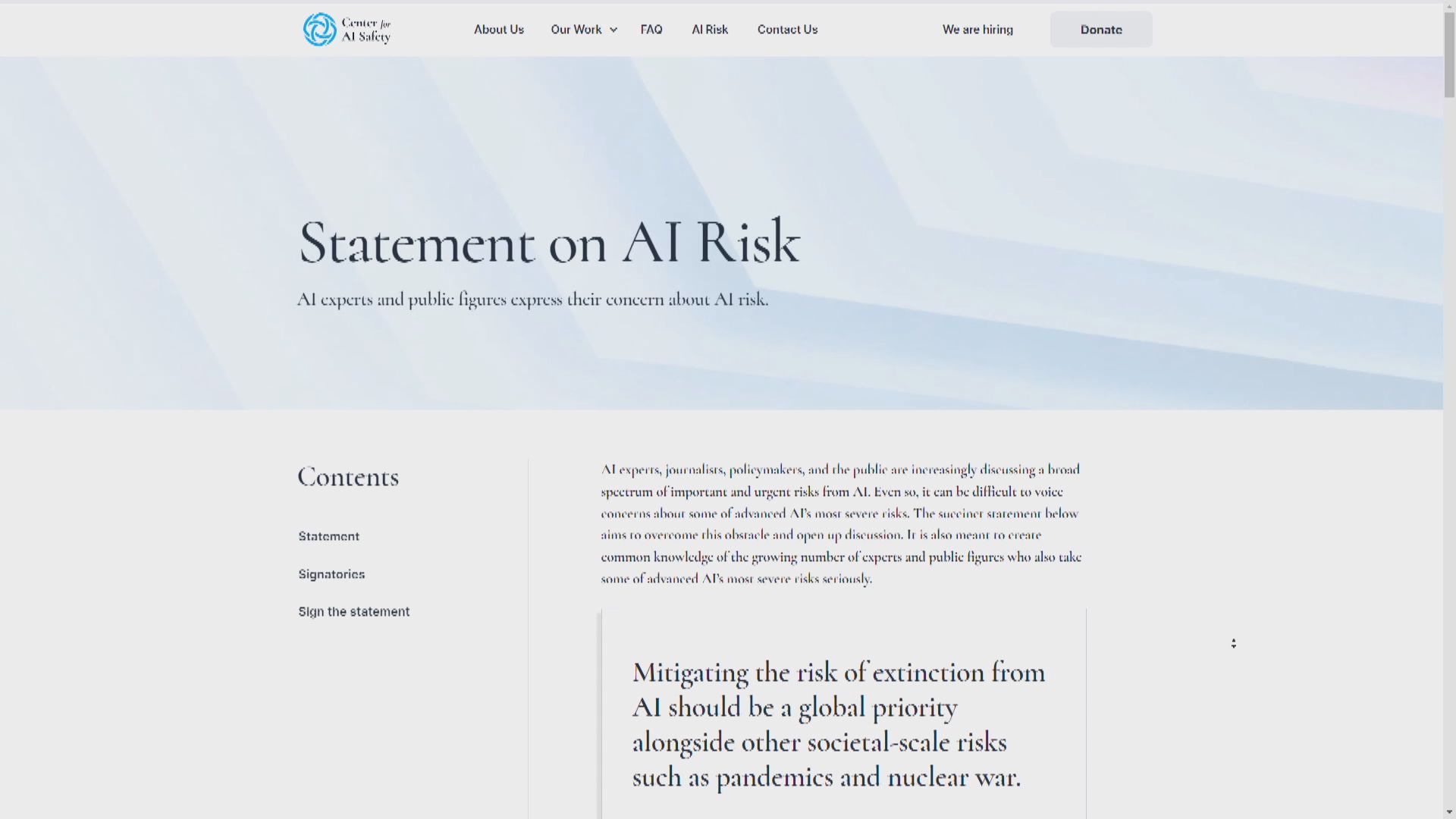 專家聯署聲明警告AI或令人類滅絕