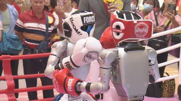 商場辦「AI運動會」大匯演　展示多款新型機械人