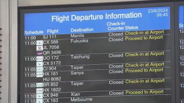 機管局︰機場電腦系統故障 航班資訊更新受影響