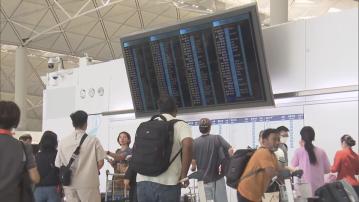 機場航班資料顯示系統早上回復正常