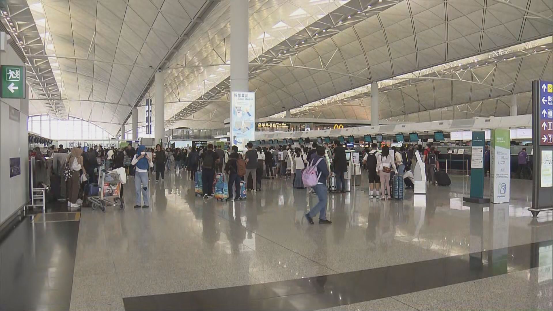 機場二號客運大樓離境大堂料明年3月至4月啟用