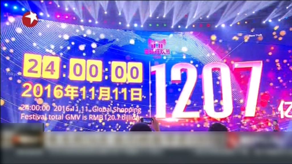 阿里今年「雙11」交易額增長32%
