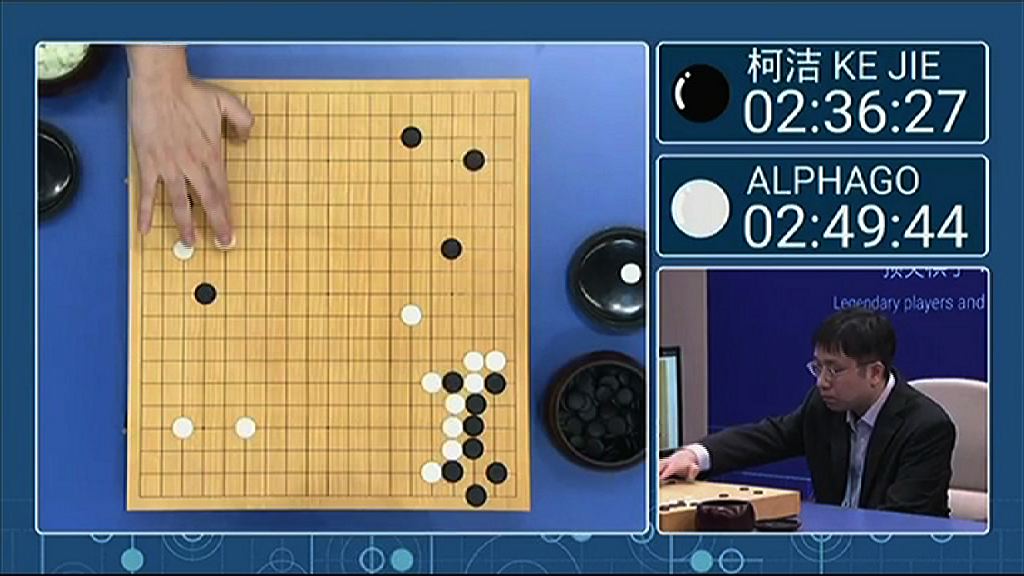 【人機大戰】世界棋王柯潔對奕AlphaGo