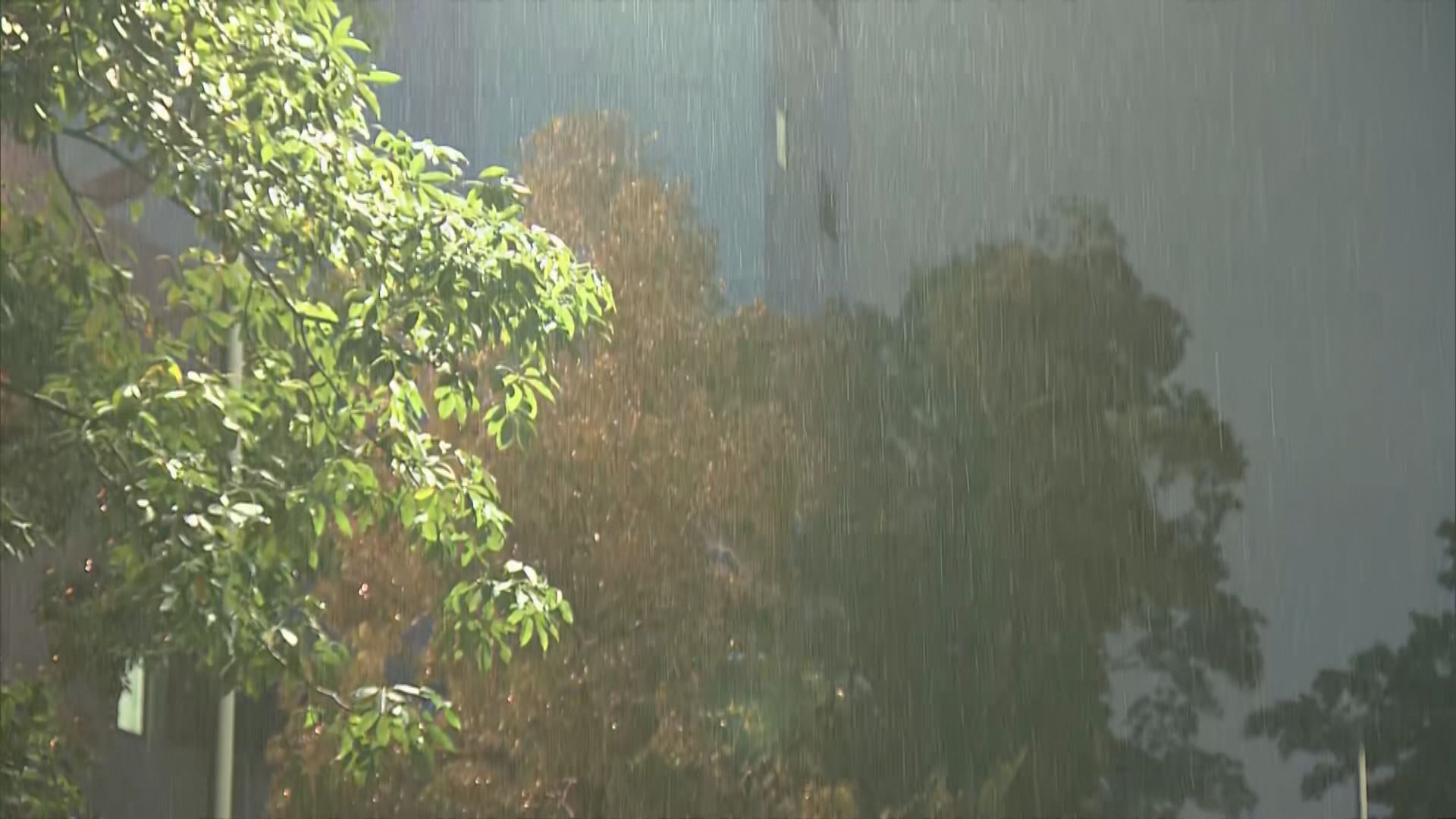 天文台晚上發出黃色暴雨警告訊號